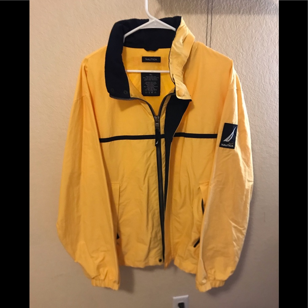 Vintage Nautica NS83 embroidered jacket with hood 🔥